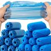 100PCS  Disposable Plastic Fabric Shoe Covers Portable Non-slip Rain Mud-proof Shoe Covers Wear Waterproof Boot Covers Overshoes
