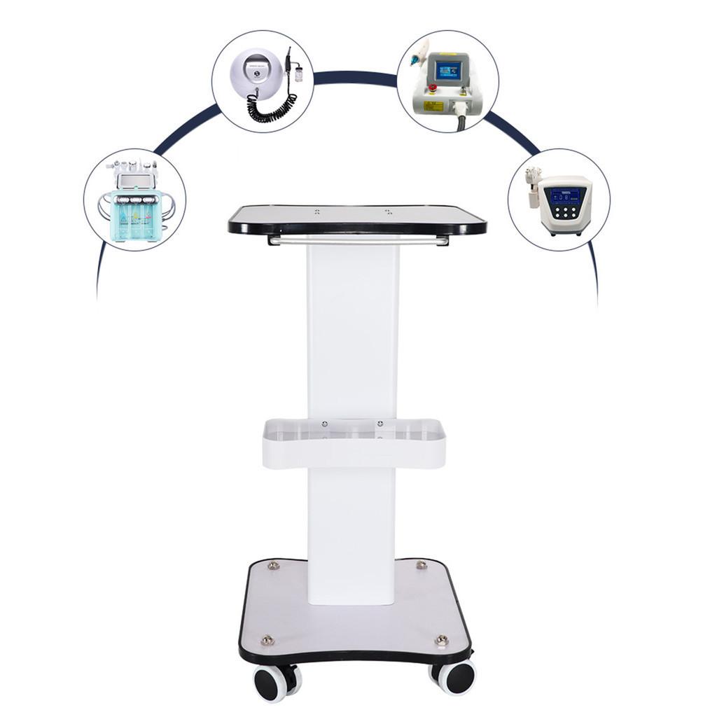 Max Load 40Kg Beauty Salon Specialized Instrument Trolley Multifunctional Storage Rack Movable Desktop Handcart 38*34*69cm
