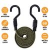 Elastic Bungees Cords with Hook Heavy Duty Luggage Bungee Strap Anti Slip Flat Elasticity Rope for Motorcycle Bicycles Movin
