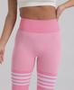 Damen High Waist Gestreifte Yoga Leggings - Schnelltrocknend, Hüftlift, Fitness- & Laufhosen