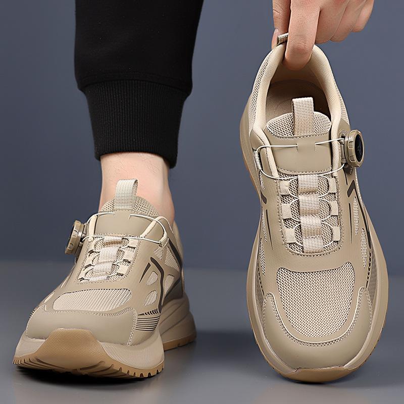 Summer New Trend Versatile Personalized Fashion Men's Shoes Platform Heightening Sports and Leisure Shoes Outdoor Fashion Single Shoes