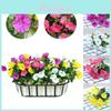 Morning Artificial 35cm Glory Flower Fake Silk Petunia Vine Wall Home Decor