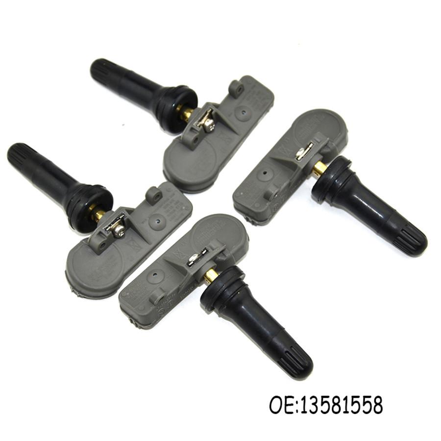 4Pcs TPMS Car Tire Pressure Monitoring Sensor Fits Buick Chevrolet GMC Cadillac