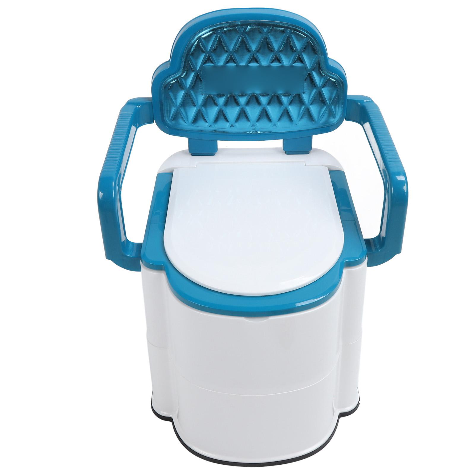 

Прикроватный комод с мягкой спинкой и съемными подлокотниками, туалет с мешками для мусора для