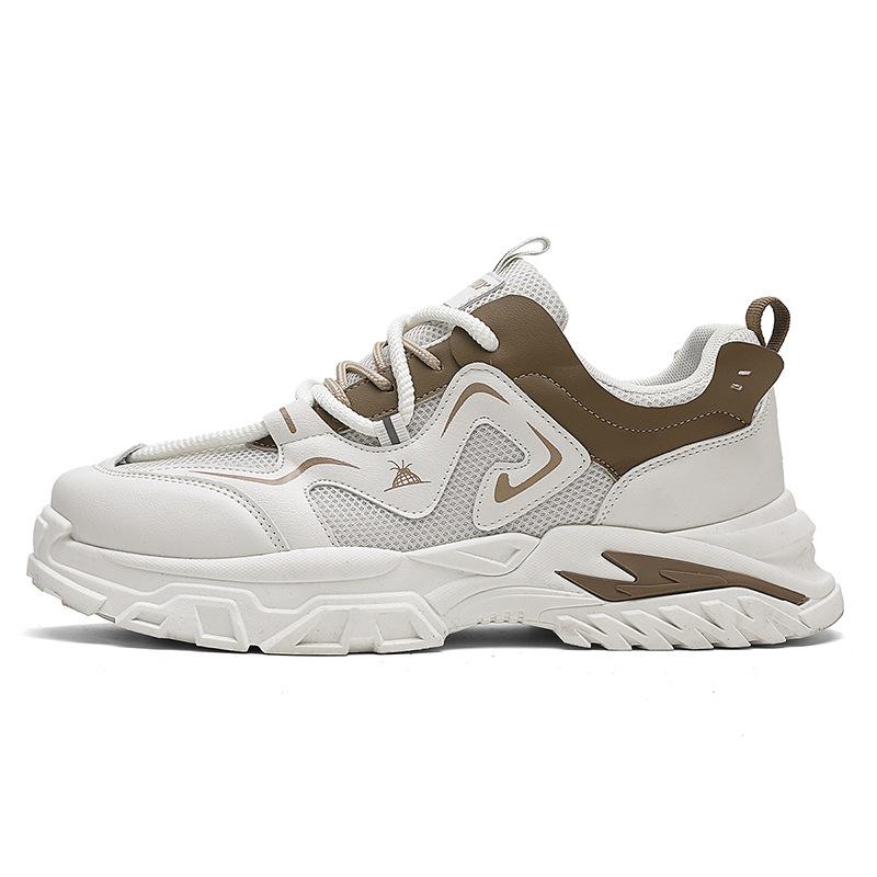 Frühlings-Mesh atmungsaktive Dad-Schuhe erhöhte Plateau-Laufschuhe Freizeit-Sportschuhe trendige Schuhe BK