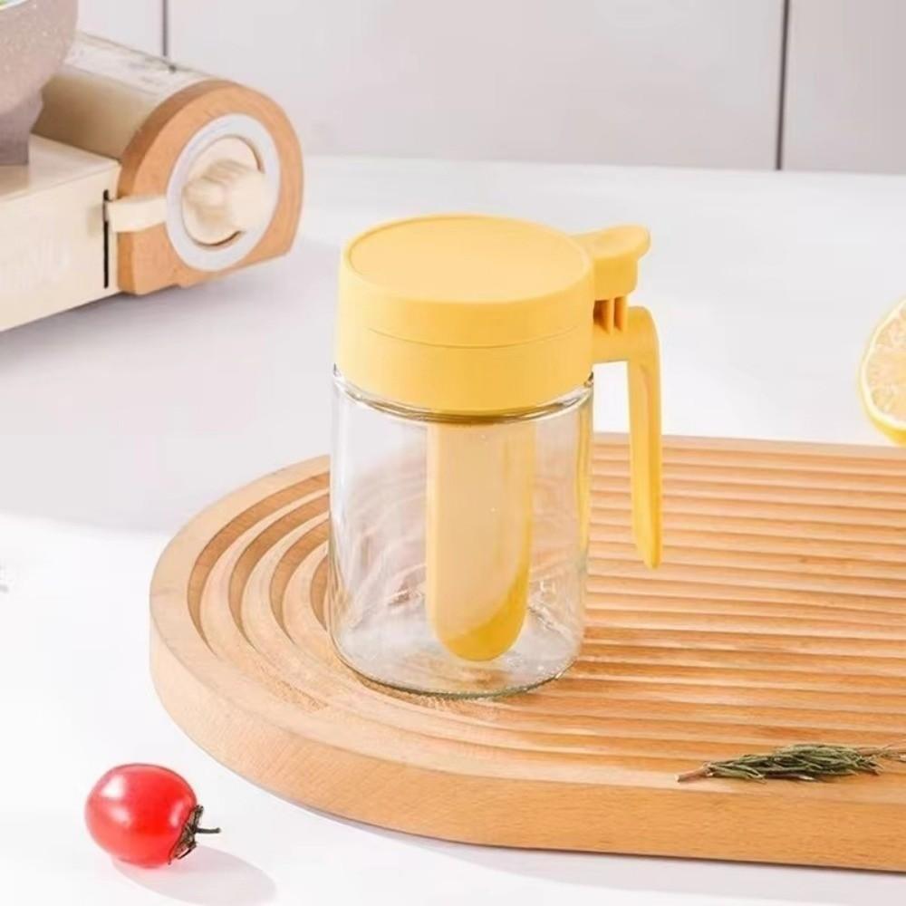 3PCS Sealed Glass Seasoning Can Moisture-Proof Seasoning Jar 2 In 1 Glass Spice Bottle for Kitchen