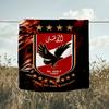 1PC Al Ahly FC Printed Soft Flannel Blanket Throw for Adult Bedroom Living Room Sofa Camping Travel Fan gifts Christmas Gifts