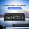 Car HUD Head-up Display with OBD+GPS and Inclinometer