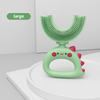Children's Teeth Oral Care Cleaning Brush Baby Toothbrush 360 Degree U-shaped Soft Silicone Teethers Baby Toothbrush
