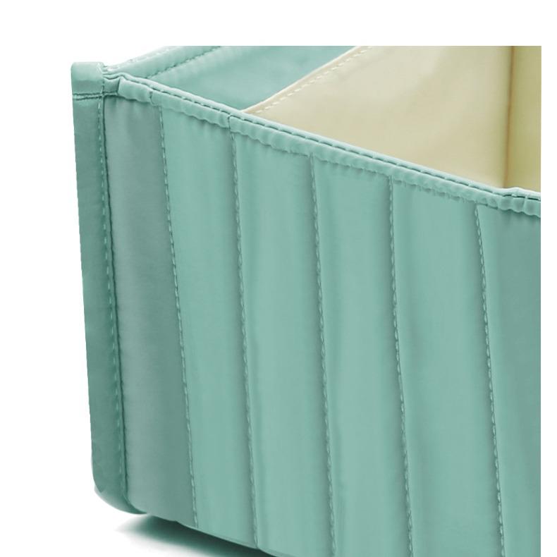 Multi-functional Large Capacity Foldable Cotton Diaper Bag for Moms