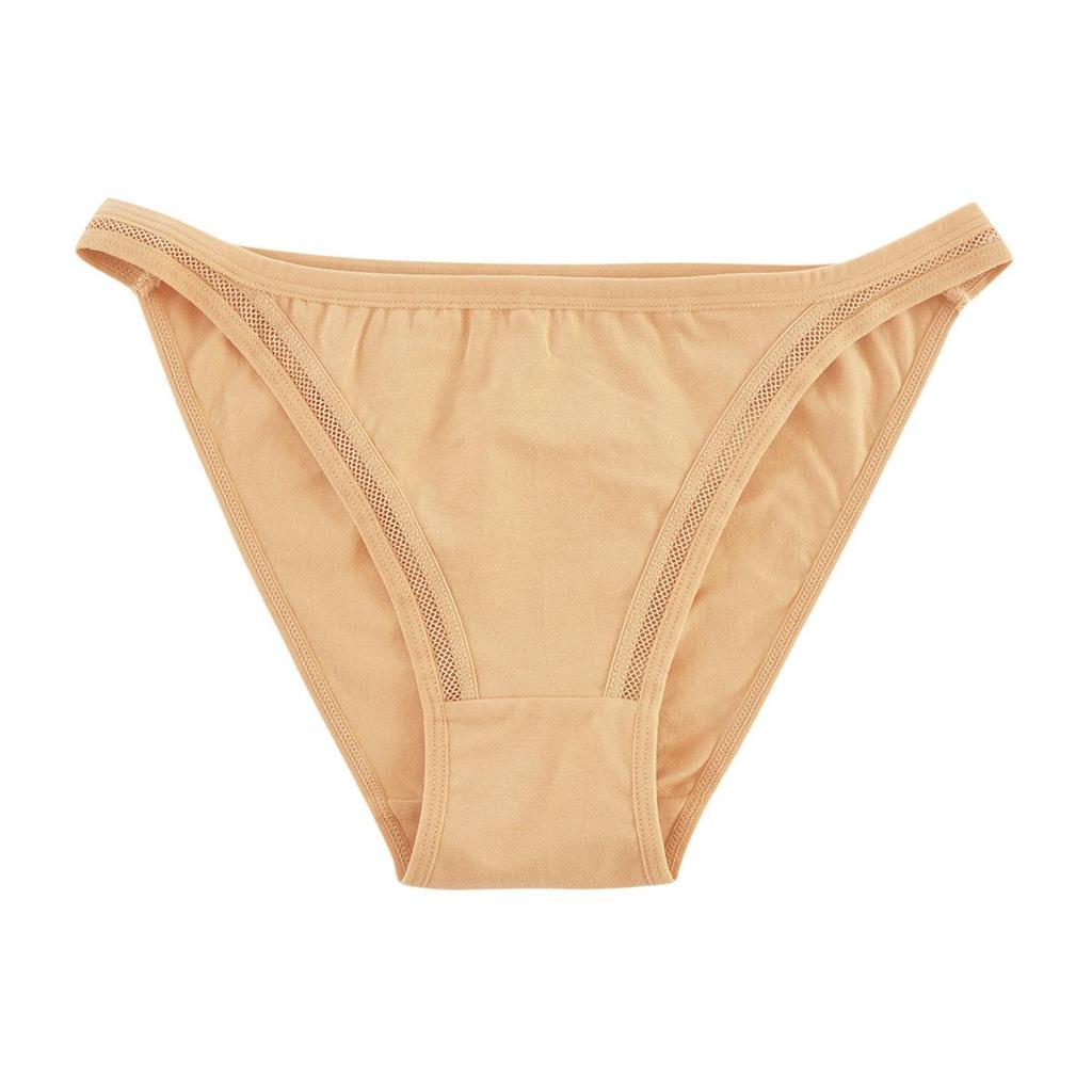 Women's Low-Waist Breathable Cotton Triangle Underwear - Summer Half-Hip Style