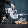 Frühling und Sommer neue Übergröße Außenhandel Fly-Woven Mesh Schuhe Herren leichte weiche Sohle lässiger Trend Kokosschuhe Lagerware