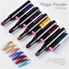 10 Colors Air Cushion Magic Powder Pen Makeup UV Gel Chrome Holographic Mirror Effect Metal Powders Nail Art Laqcuer Manicure