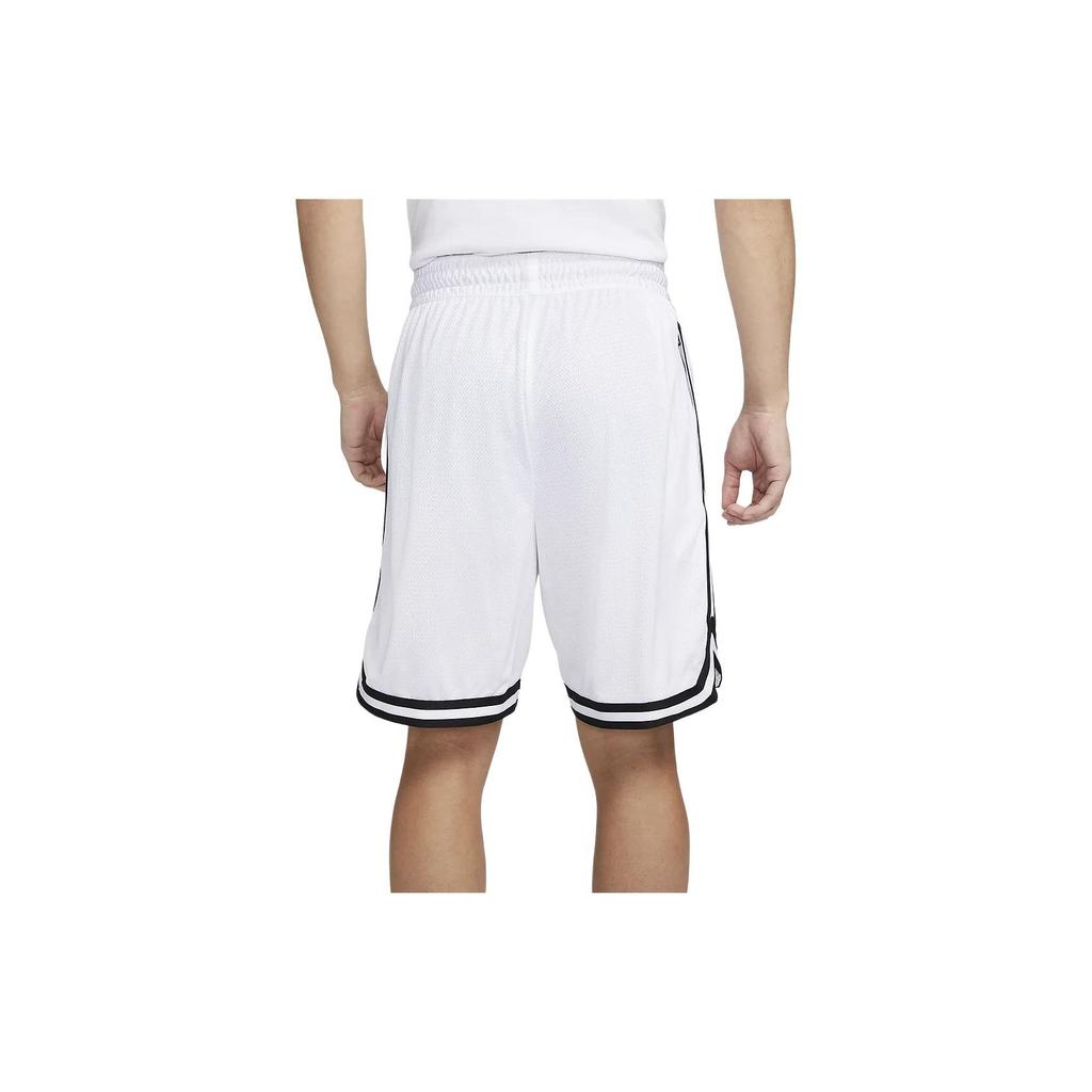 Nike DNA Striped Color Block Loose Straight Leg Basketball Shorts Men shorts White Black FN2652100