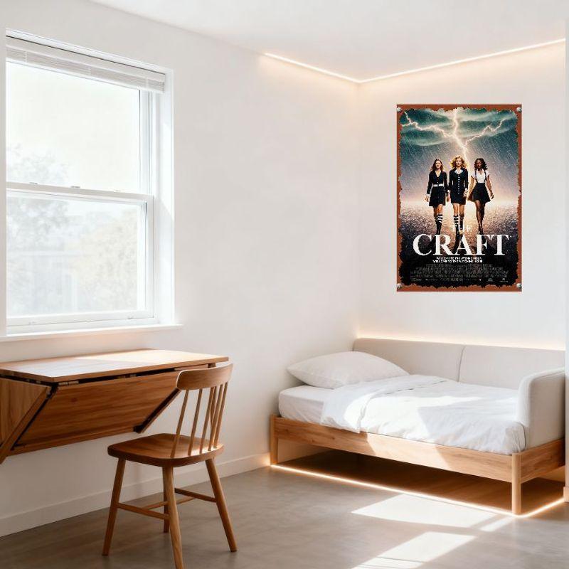 The Craft Movie Metal Tin Sign Vintage Witching Hour Lightning Storm Women Poster for Home Bar Man Cave Cafe Decor