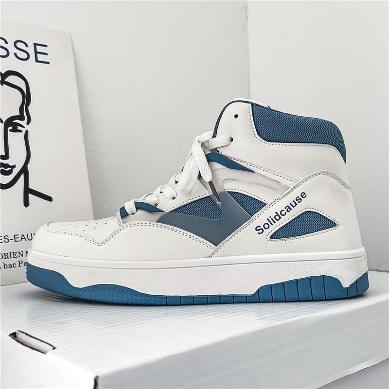 

Man High-top Basketball Shoes Men s Sneakers Anti-skid Breathable Outdoor Sports Basketball Shoes Men Vulcanize Shoes for Men 44