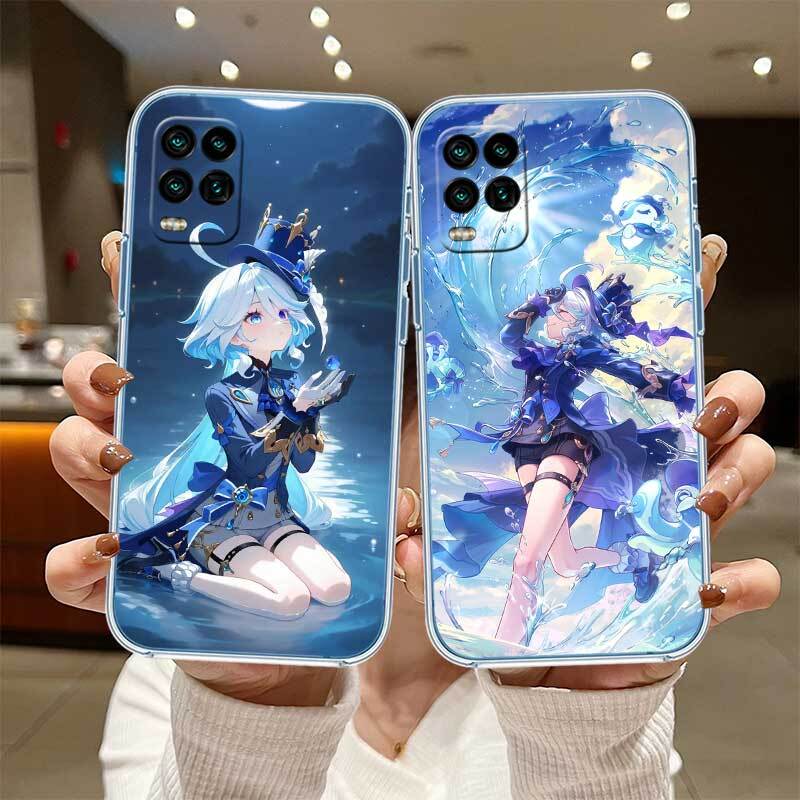 Genshin Impact Cute Phone Case for Motorola G14 G15 G24 G30 G31 G32 G34 G41 G42 G51 G52 G50 G60S G60 G62 G72 G71 G73 G84 G85 G200 E32