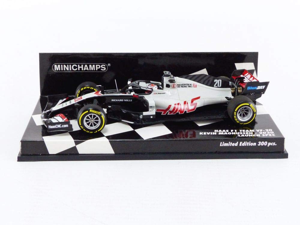Minichamps scale Haas F1 Team 2020 F1 Launch Spec Magnussen 1/43 VF-20 #20 K. [Resin]