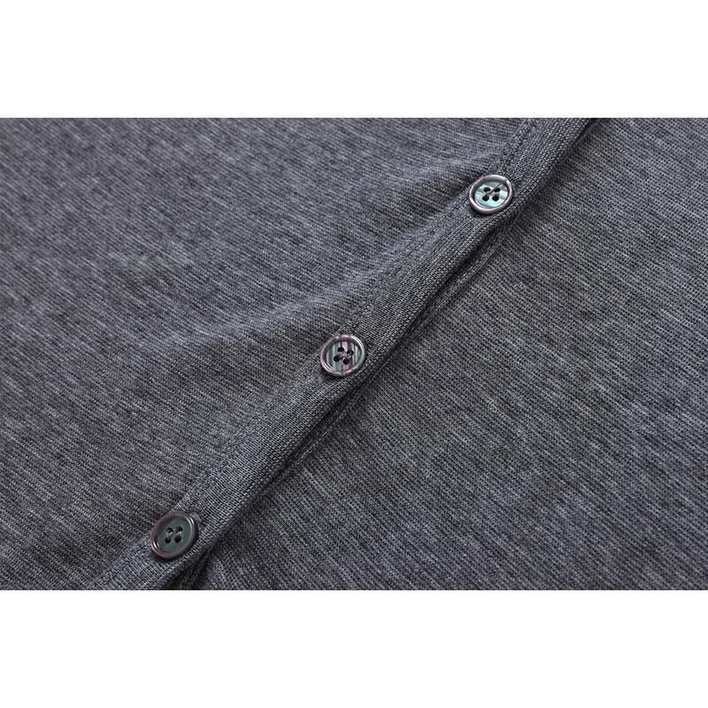 G·TENNA CL15121 Women's V-Neck Wool Blend Sweater