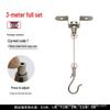 Stainless Steel Adjustable Wire Rope Hanging Hook for Art & Picture Displays
