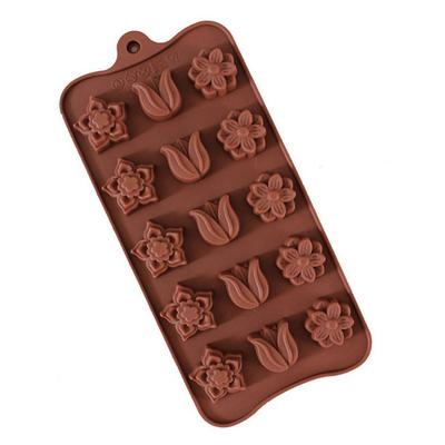 Durable DIY Chocolate Bar Molds Silicone Reusable Bars Making Mold Non-Stick Chocolate Moulds Kitchen Accessories