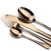 Set di Posate Arcobaleno Colorato Set di Posate in Acciaio Inossidabile 1/4 Pz Set di Forchetta e Coltello Nero Stoviglie Oro Argento Set per Cibo Occidentale