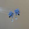 Chinese Style Orchid Earrings Sweet Pendant Earrings Ethnic Style Flower Earrings  Casual Wear