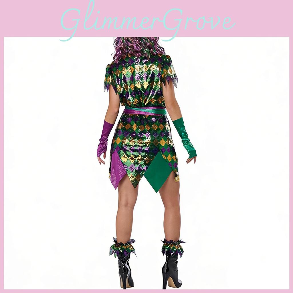 Halloween Parade Clown Costume With Polyester Fabric For Cosplay And Themed Parties