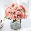 Simulated Silk Roses Daisy Bouquet Rose Vases Decorative Fake Hydrangea  For Vases