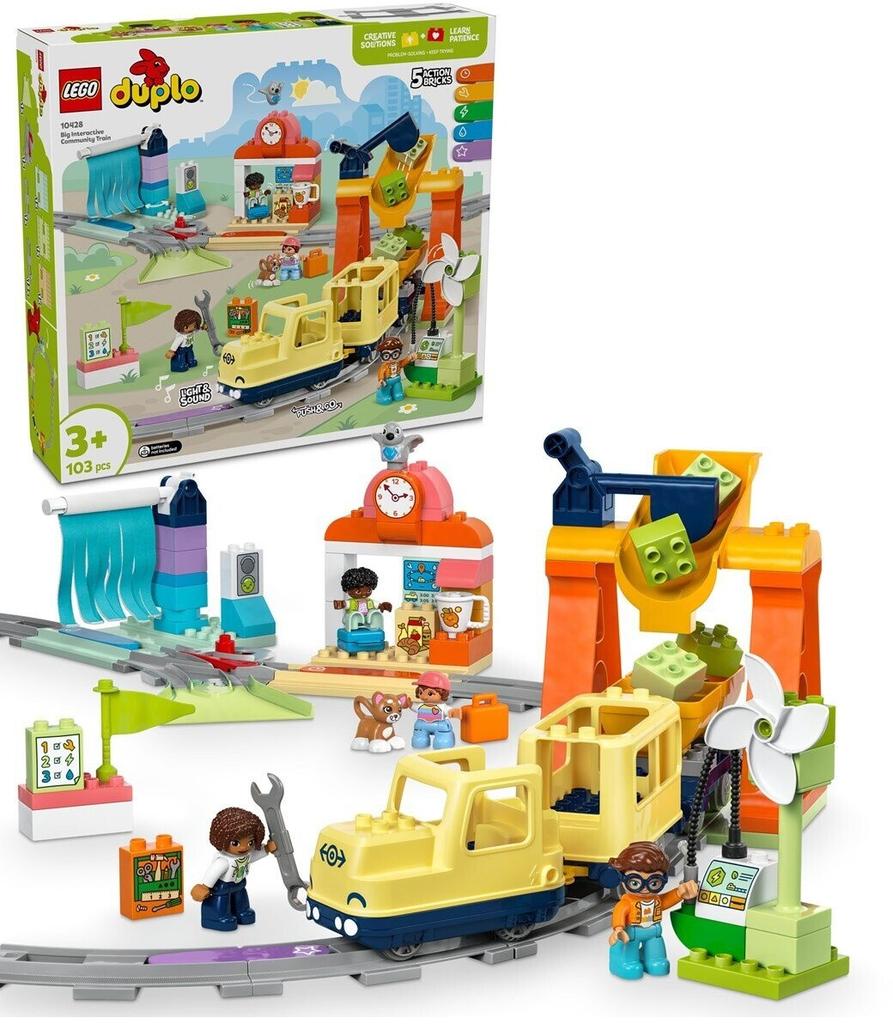 LEGO Duplo Constructor – Large Interactive Railway (10428)