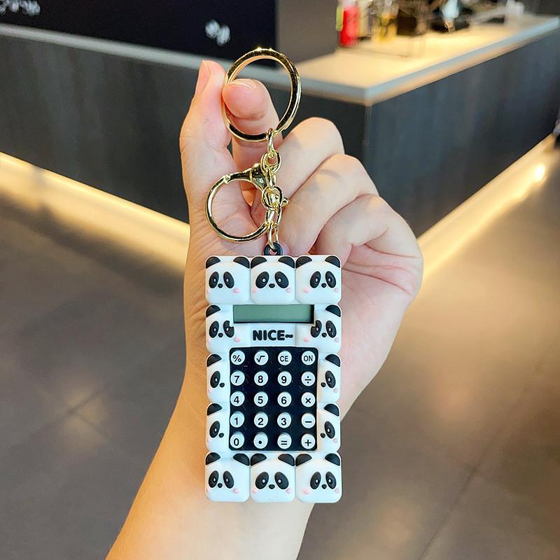 Whimsical Cartoon Keychain With Adorable Animal Designs Calculator And Maze For Perfect Gift-giving