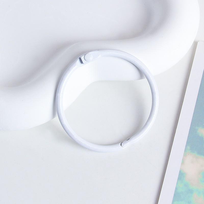 45mm Spring Coil Candy Color Keychain Ring Clasp for DIY Jewelry Accessories