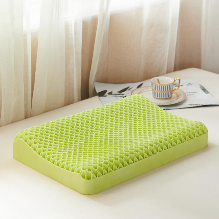 TPE Black Tech Latex Pillow - No-Pressure Neck Support, High Elasticity, Breathable, Washable, Non-Collapsing Pillow Core