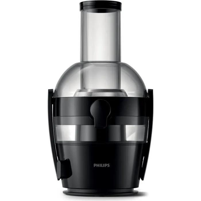Philips Entsafter 5000 Serie, Schwarz, 800 W | 2 L, Tropf-Stopp, QuickClean, spülmaschinenfeste Teile (HR1856/70) - Bild 5
