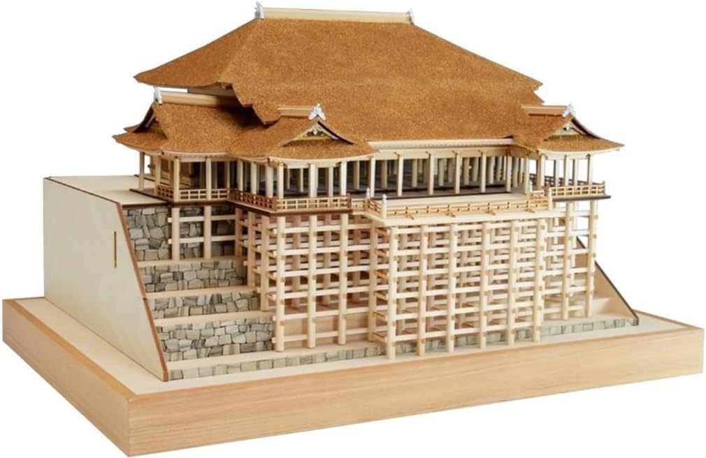 

Woody Joe Temple Wooden Model Assembly Kit 1/150 Kiyomizu-dera (Building)