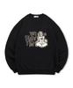 TOPBOY [Non-Fleece Or Fleece] Basketball Print Sweatshirt (Type A)