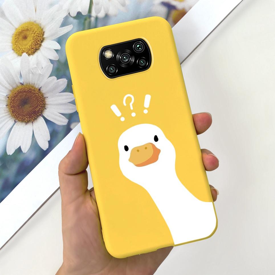 For Xiaomi Poco X3 Pro PocoX3 NFC Back Cover Case Astronaut Printing Cartoon Bumper Soft Matte Silicone For Poco X3 X3Pro Coques