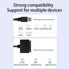 Two Interfaces USB A USB C To SATAs Converters for 2.5inch SSDs HDD External Drive Enclosure Data Backup