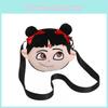 Nezha Plush Cartoon Shoulder Bag For Daily Use With 10in Laptop Storage