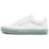 Old Skool Series Canvas Side Stripe Lightweight Durable Low-Top Skate Shoes Unisex Sneaker Light-Blue VN0000SB650