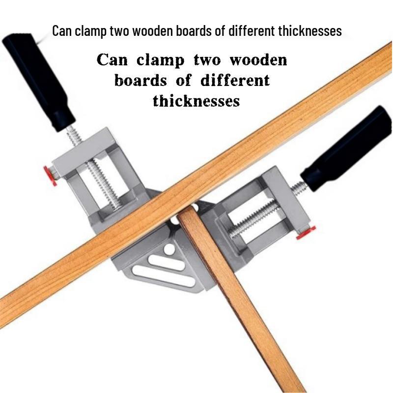 90° Mini Corner Clamp - Right Angle, Quick-Fix for Woodworking, Welding, Picture Frames, Glass, Fish Tanks