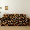 Milk Silk Sofa Cushion Printing All-inclusive Solid Color Lazy Cover Elastic Three-person Sofa Cover