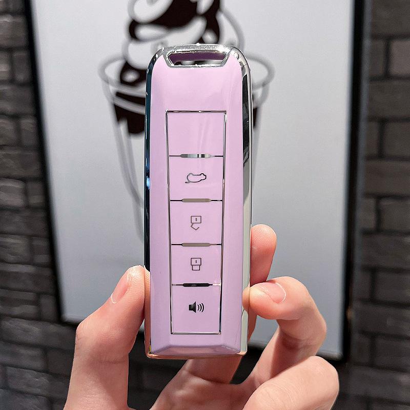 Applicable to Great Wall Wey Key Cover Mocha MacchiatoWEYCarVV6/VV7/VV5Car Tank300Bag buckle