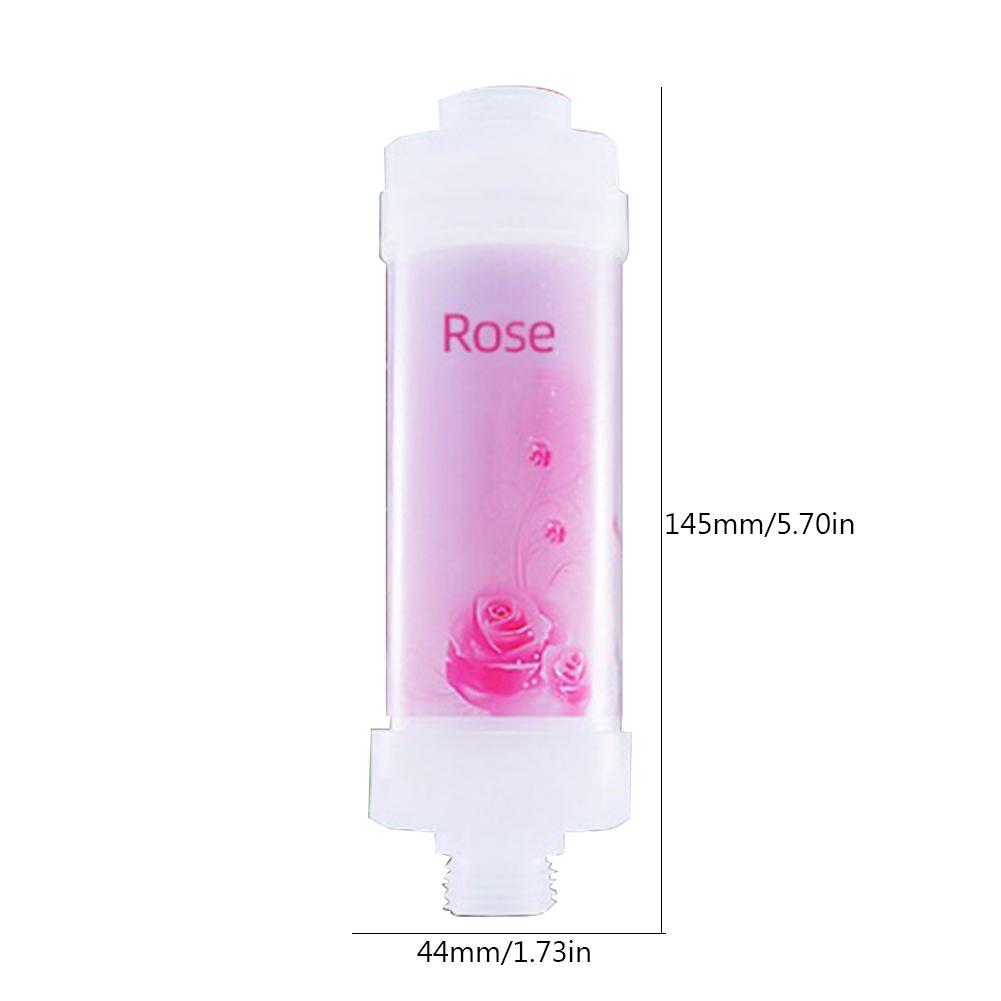 Scented Shower Head Filter Scented Shower Water Filter Chlorine Removal Water Softener Bathroom Accessories Improve Hair/Skin