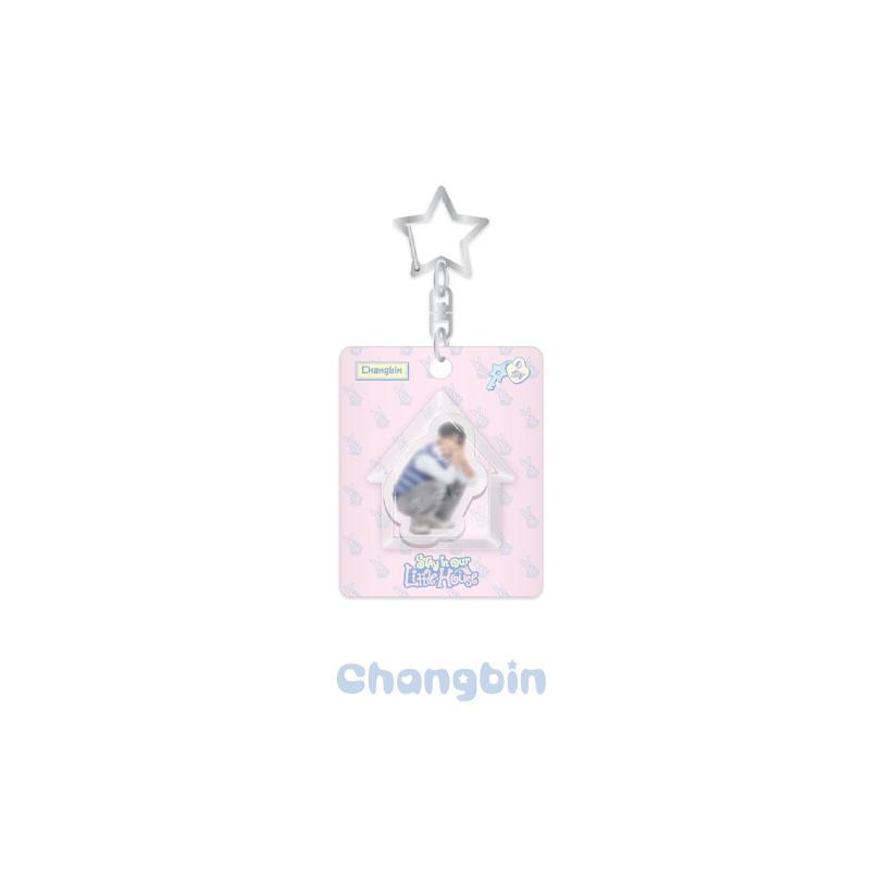 [PRE ORDER] STRAY KIDS - MINI BLOCK KEYRING STAY In Our Little House
