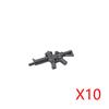 Military Weapons Accessories Building Blocks Russian Special Forces AK Rifles Tactical Bulletproof Vests Equipments Bricks Toys