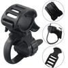 Bicycle Handlebar Light Bracket 360 Degree Rotatable Bike Lamp Holder LED Flashlight Plastic Clip Cycling Headlight Pump Stand