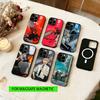 Denji Chainsaw Man Phone Case Magnetic with Magsafe Wireless Charging For iPhone17,16,15,14,13,12,11 Plus,Pro