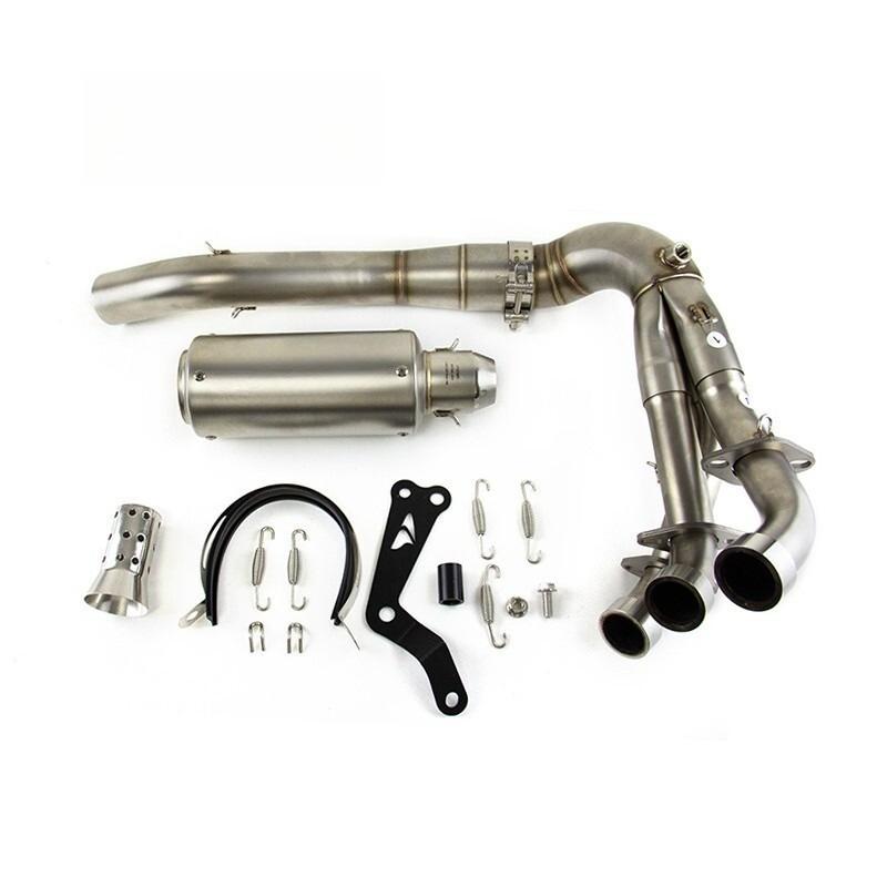 MT-09 2020-2024 For Yamaha XSR900 Exhaust Header Pipe Muffler Tips Whole System Exhaust Systems Exhausts Pipes