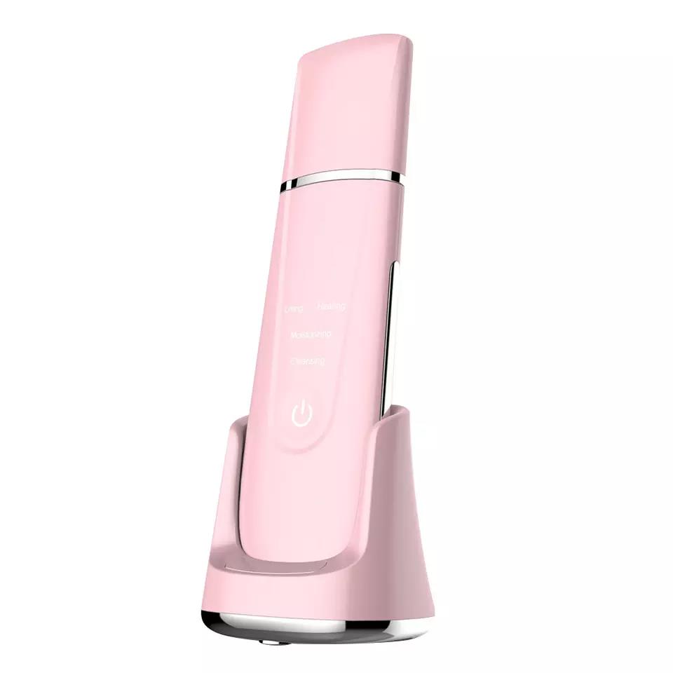 Multi-Functional Ultrasonic Skin Peeling Scrubber Facial Exfoliate Spatula for Body Nose Lips Cleansing